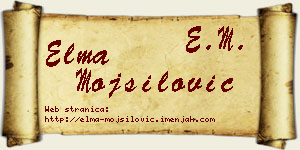 Elma Mojsilović vizit kartica